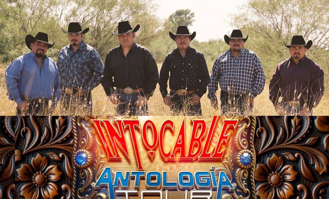 El Grupo Intocable ha dado a conocer las fechas y lugares de su gira 2025 | Foto: Redes Sociales Grupo Intocable