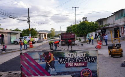 Avanza Gobierno de la Ciudad con Campaña de Bacheo en San Andrés Azumiatla