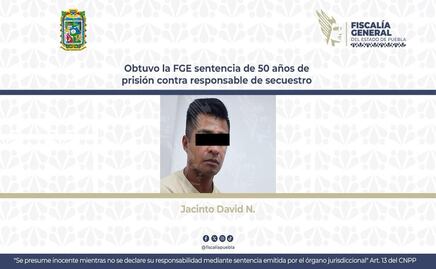 Obtuvo la FGE sentencia de 50 años de prisión contra responsable de secuestro