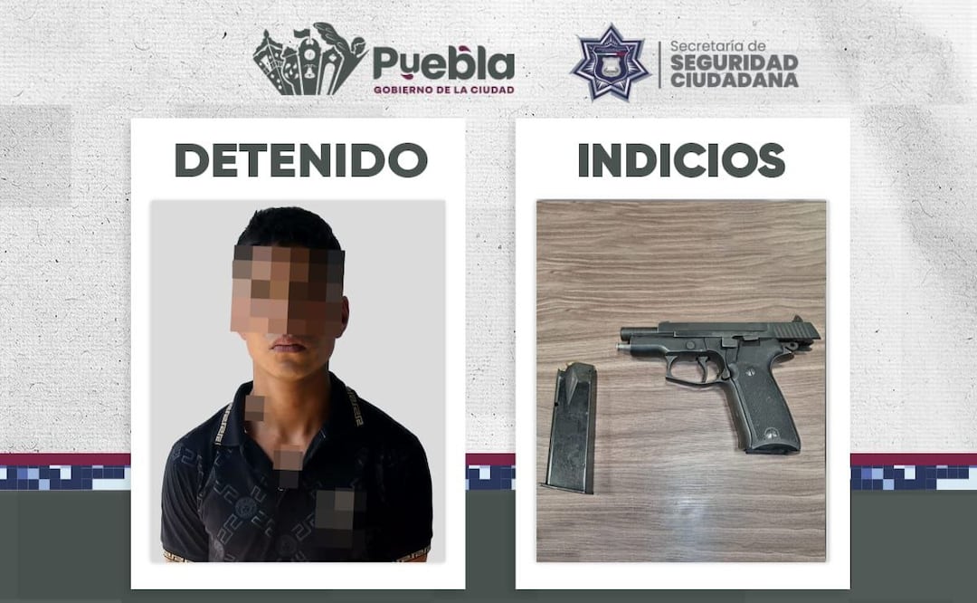 Detiene SSC a tres personas por privación ilegal de la libertad | Foto: SSC Pue.