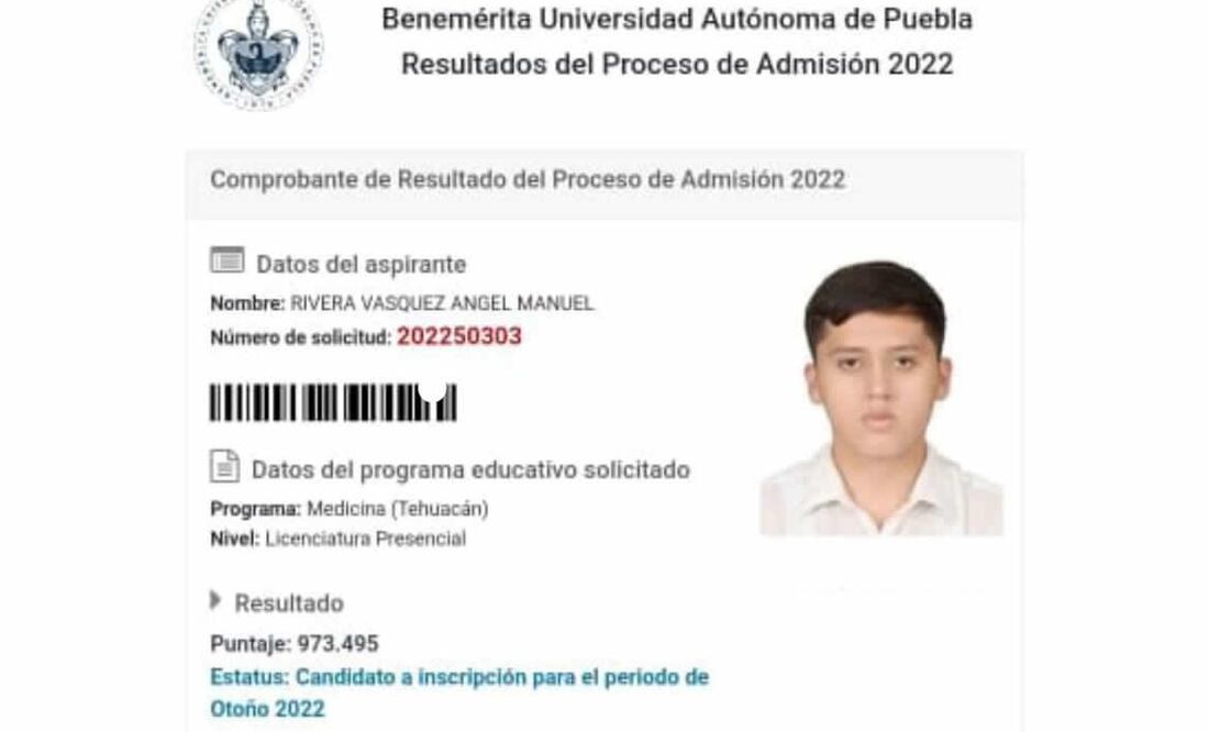 Angel Manuel Rivera es originario de Tehuacán. Foto: Especial