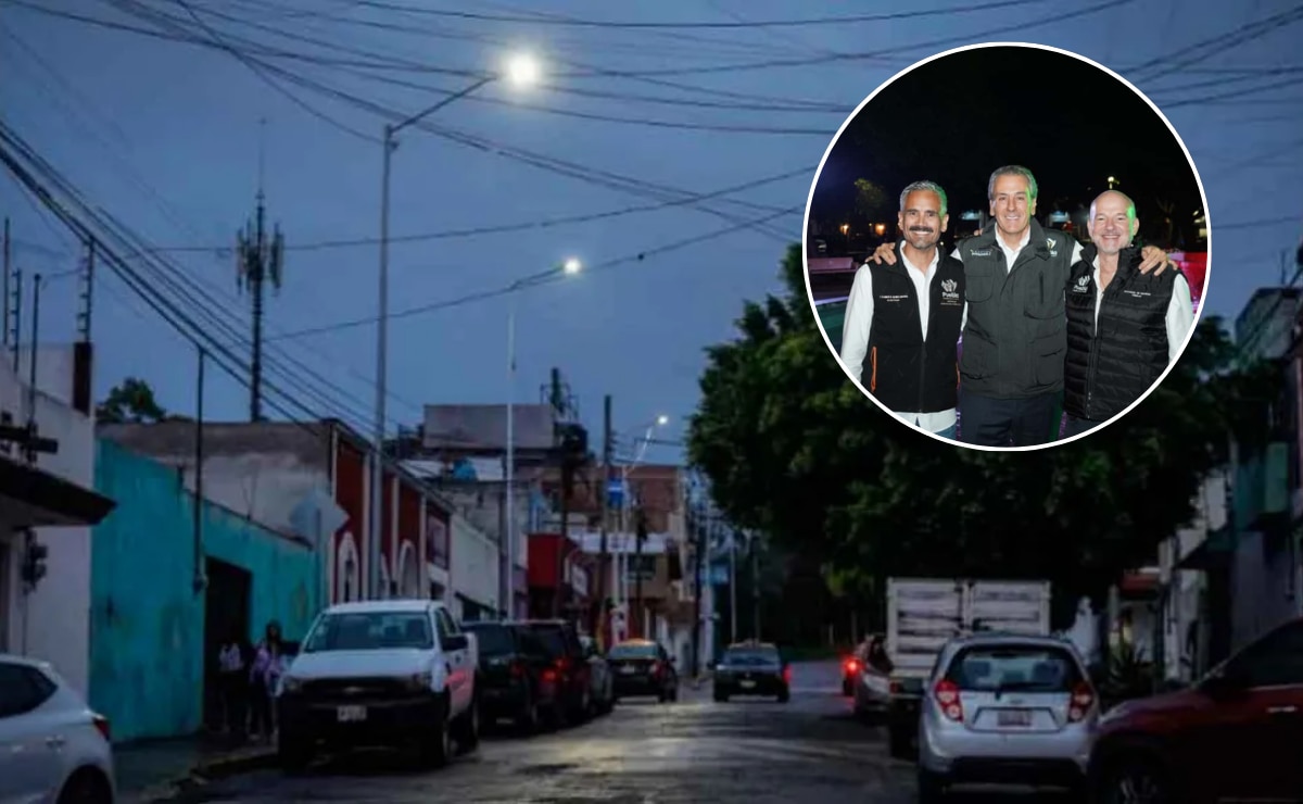 Ya hay nuevas luminarias en 70 colonias de la ciudad de Puebla