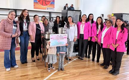 SEDIF entrega más equipamiento a los desayunadores escolares
