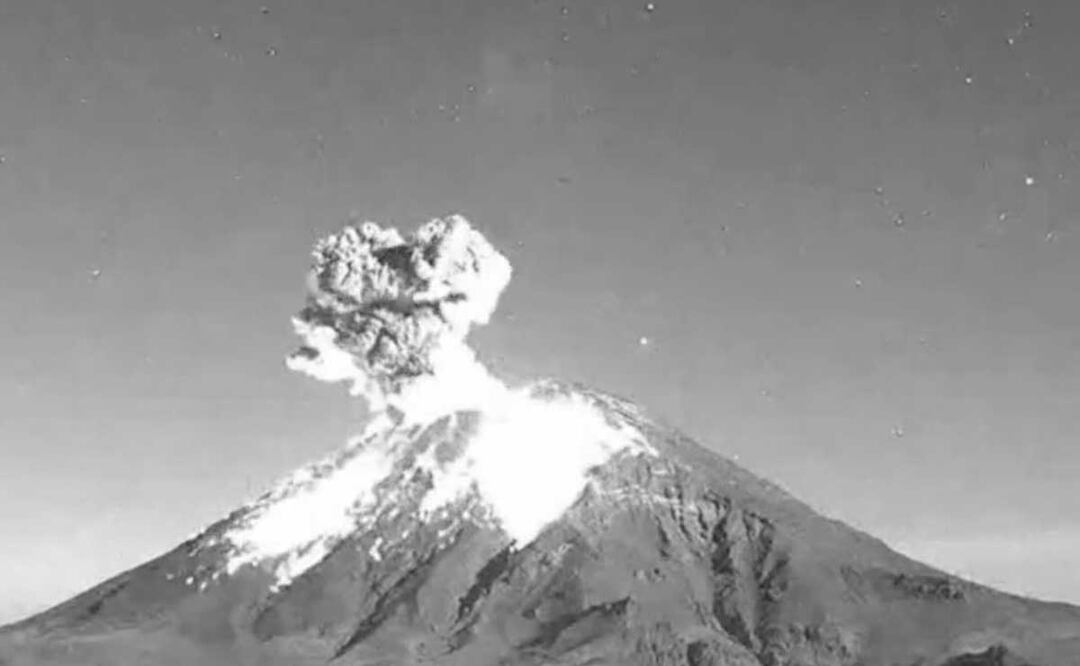 El volcán Popocatépetl se ha mostrado bastante activo en las últimas semanas | Foto: CENAPRED