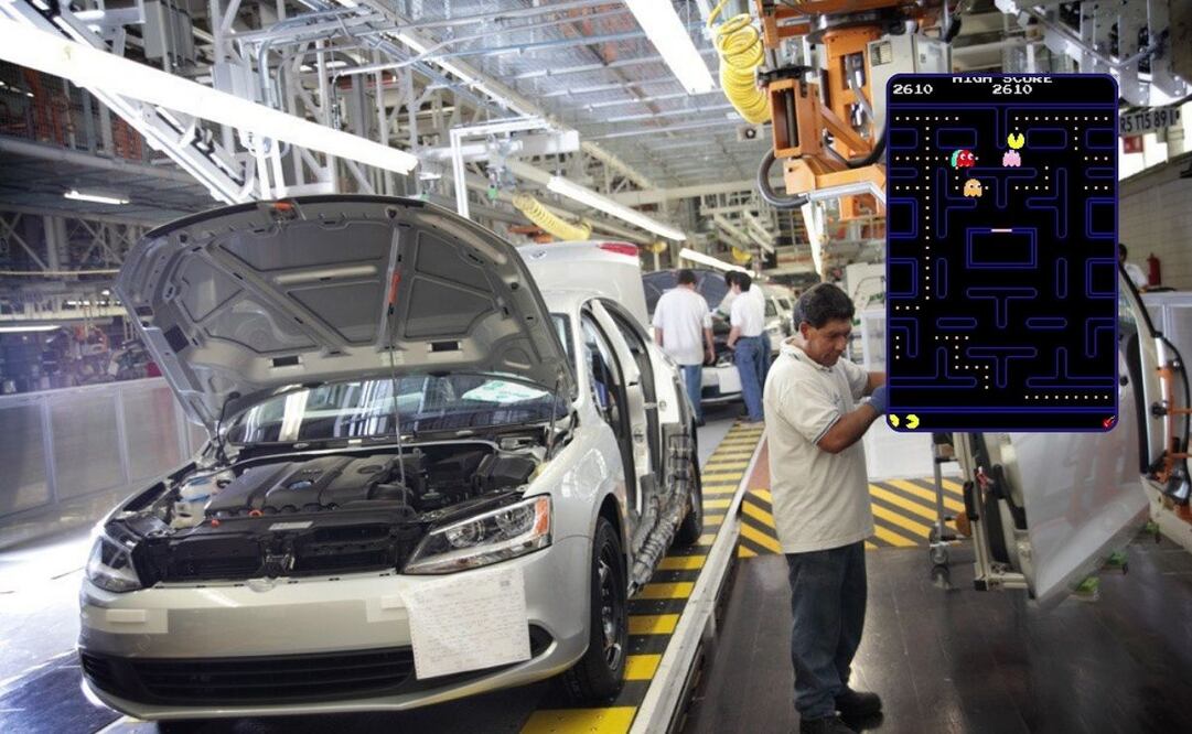 Ahora podrás jugar Pac-Man en los autos que fabrica Volkswagen | Foto: EsImagen / Redes sociales