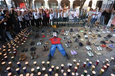 Colectivo Voz de los Desaparecidos Puebla se suma al luto nacional por Teuchitlán, Jalisco