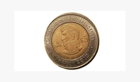 La moneda de 5 pesos que se vende hasta en 5 mil