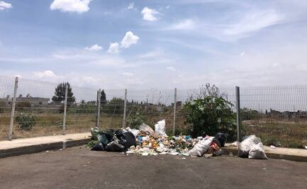 Piden ciudadanos que regresen contenedores de basura en San Pedro Cholula