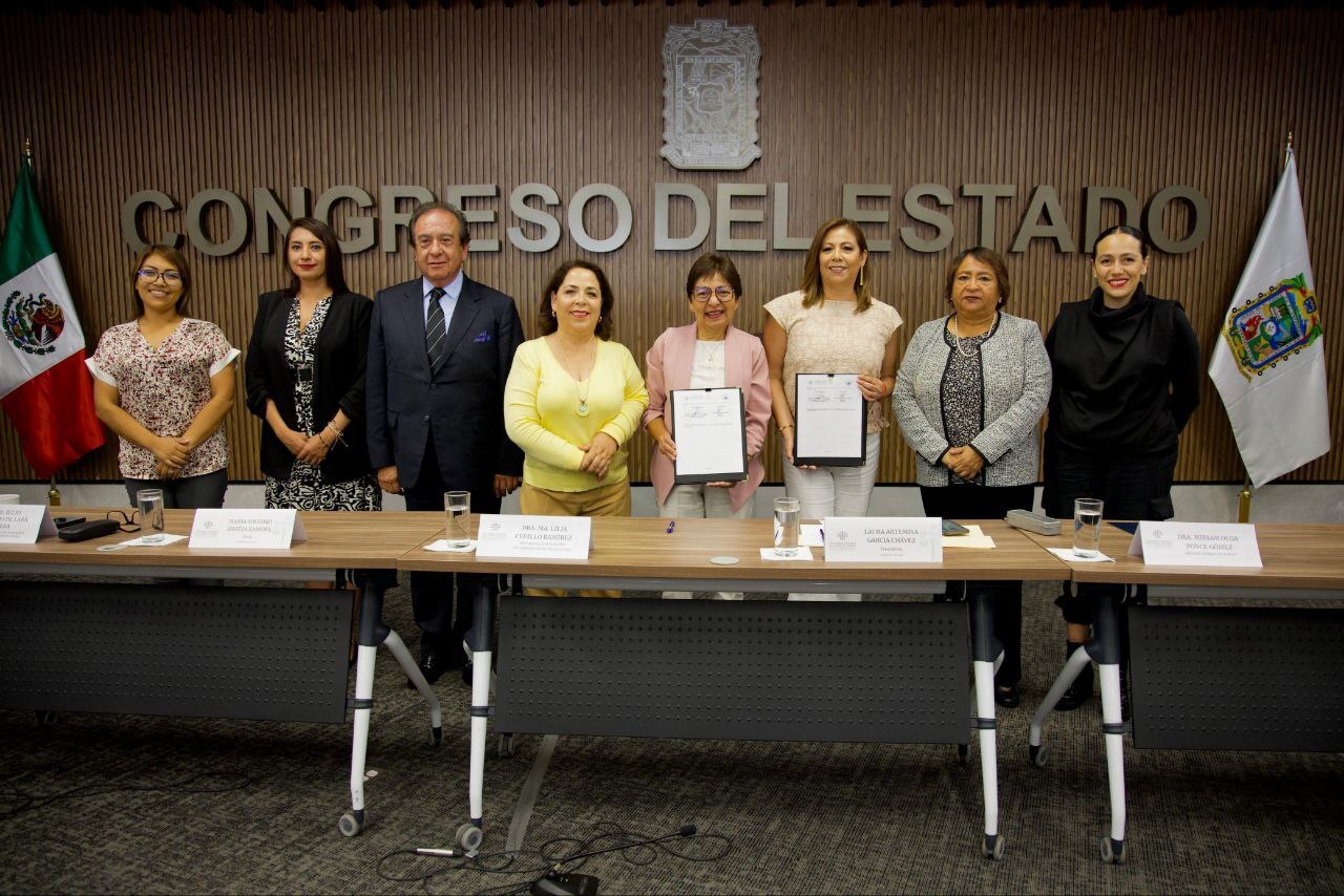 Firman Congreso del Estado y BUAP convenio de colaboración