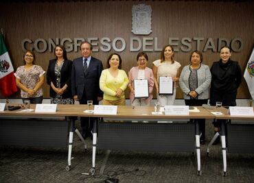 Firman Congreso del Estado y BUAP convenio de colaboración