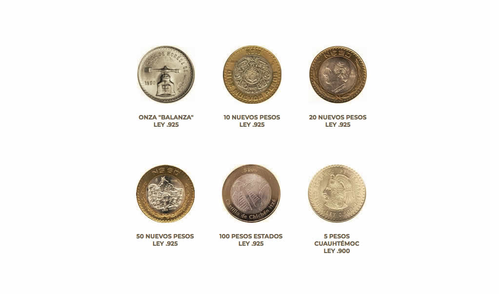 Monedas de plata
