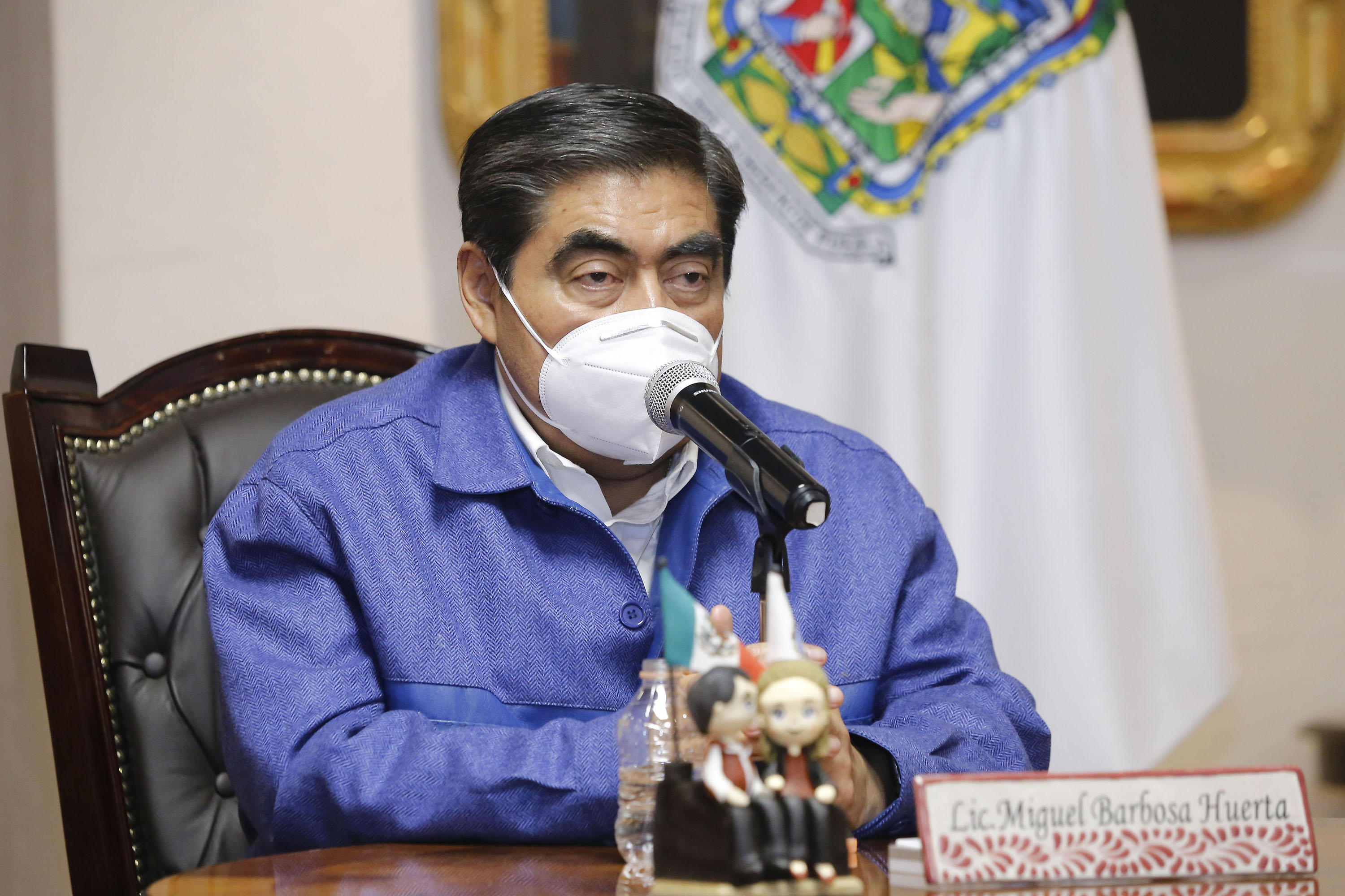 Miguel Barbosa no asumirá seguridad en la ciudad de Puebla
