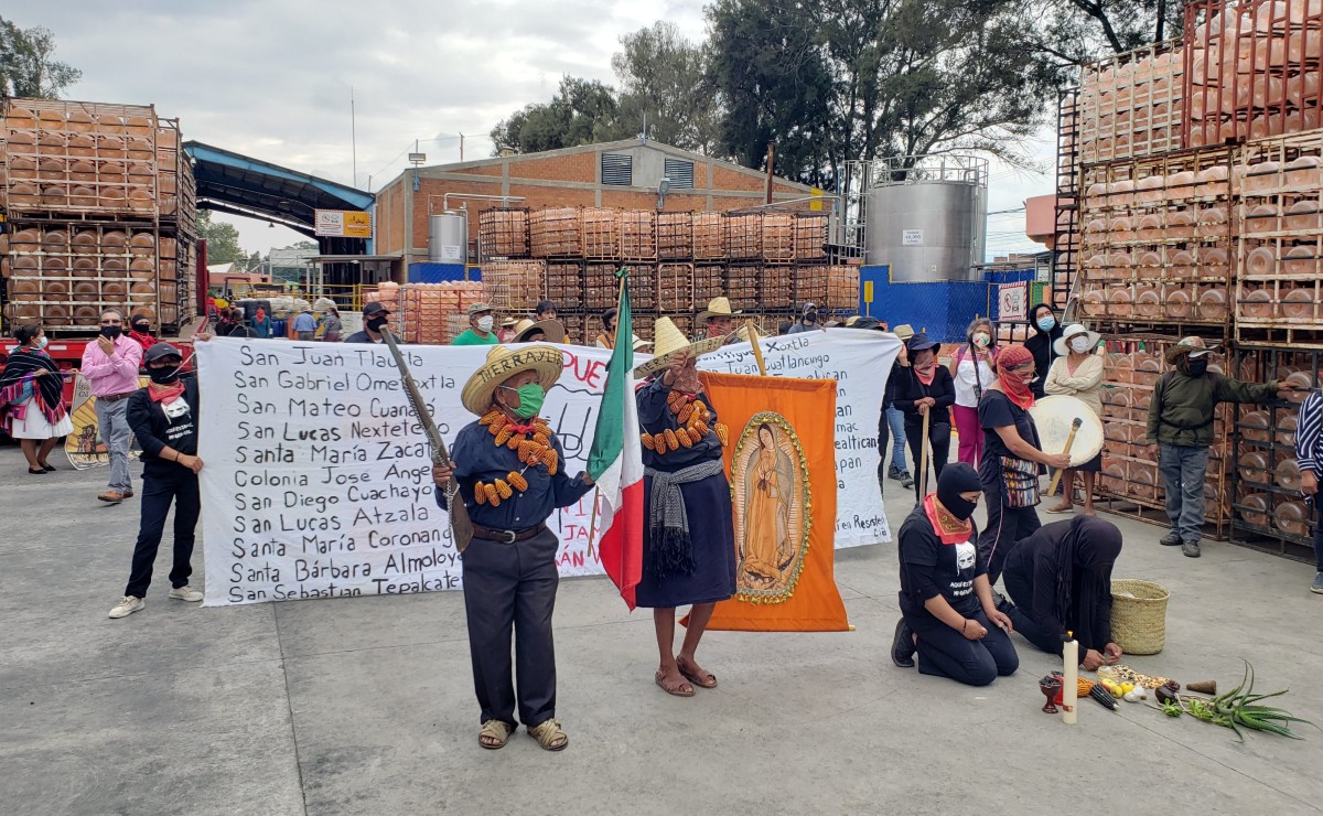 Desalojados de planta Bonafont presentan queja ante la CDH Puebla