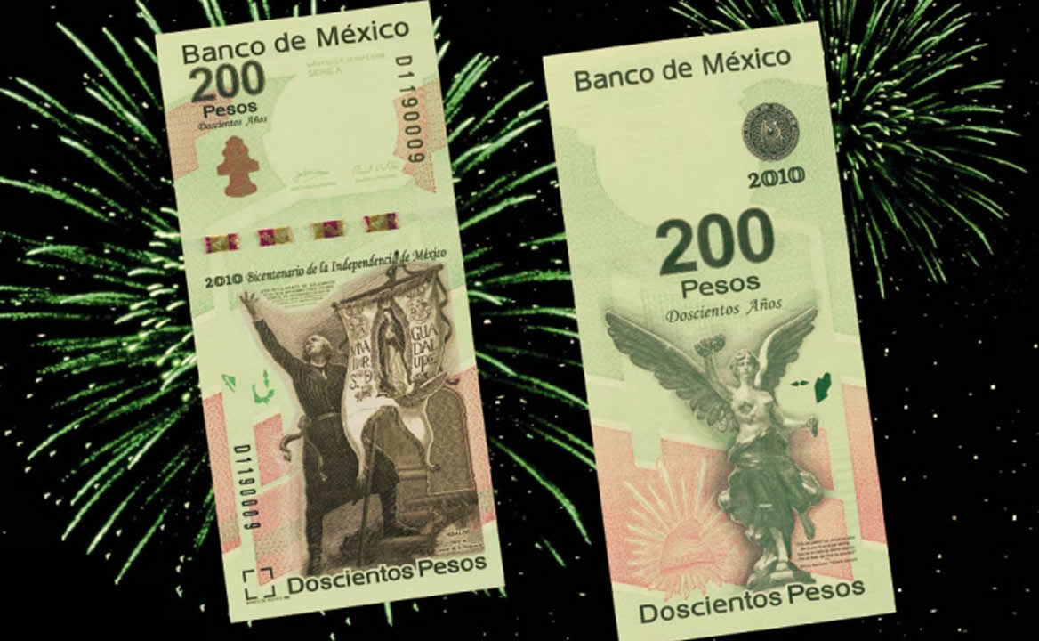 Billete de 200 pesos del bicentenario