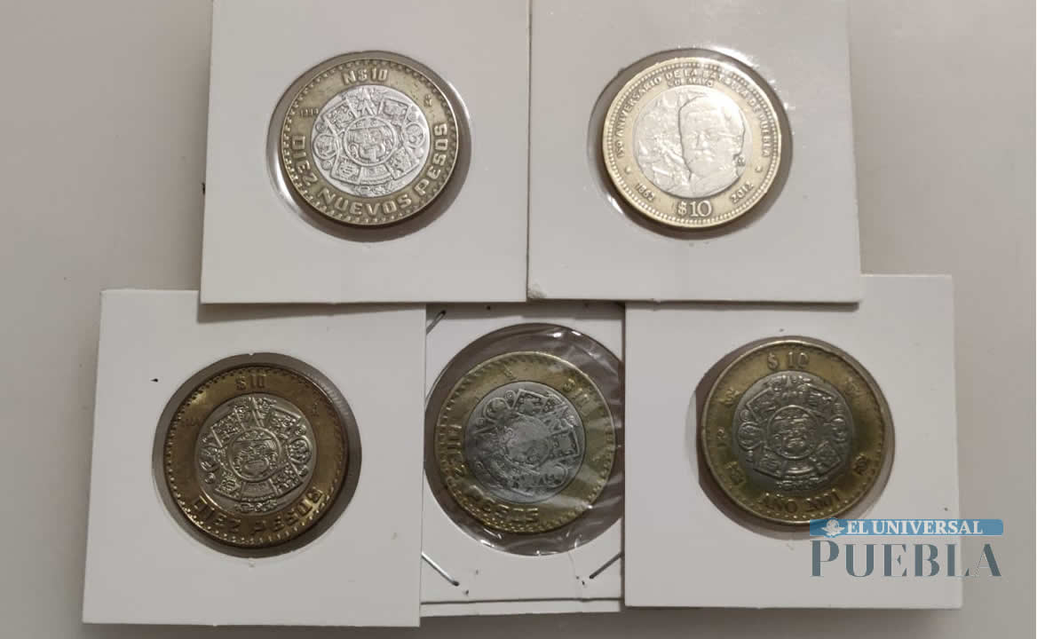 Monedas de 10 pesos