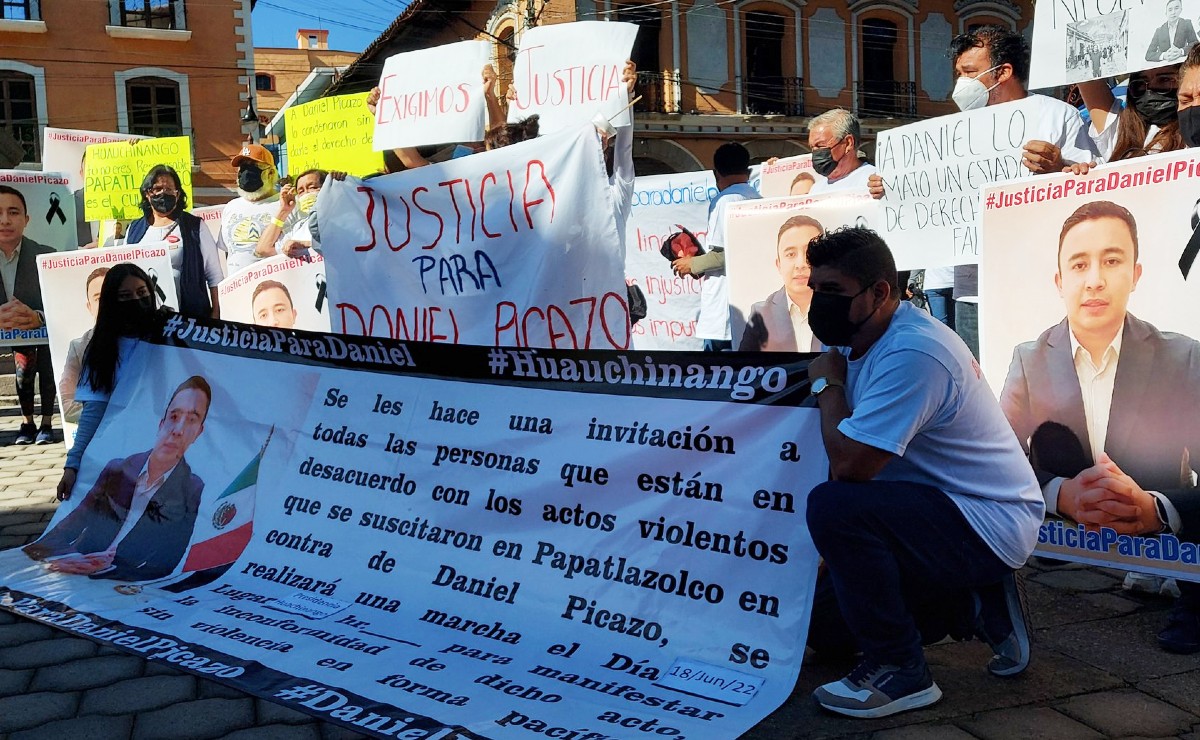 Marchan en Huauchinango en demanda de justicia para Daniel Picazo 
