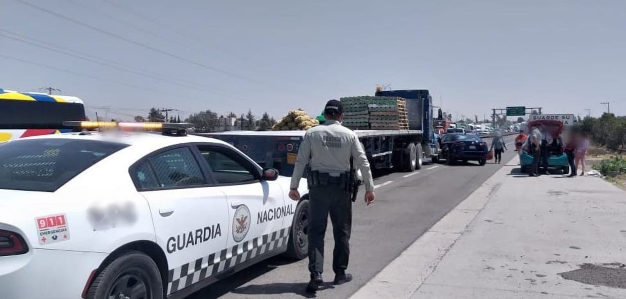 Percance sobre la autopista Puebla- C&oacute;rdoba