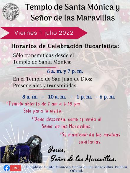 Señor de las Maravillas, así será la celebración 2022 | El Universal Puebla